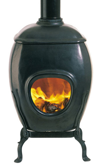 Earthfire Matt Pewter Firepot